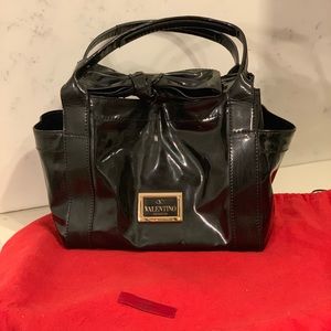 Black Patent Leather Valentino Purse